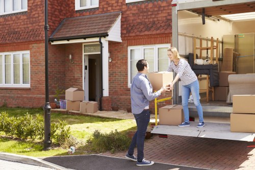 Removal truck hire for a Belsize Park home move