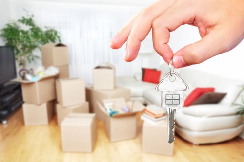 Moving job near busy Belsize Park streets