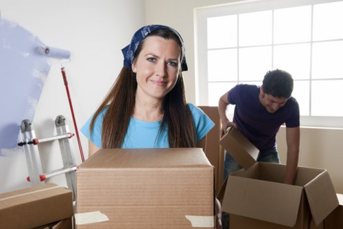 Man and van moving service near Belsize Park residential flats