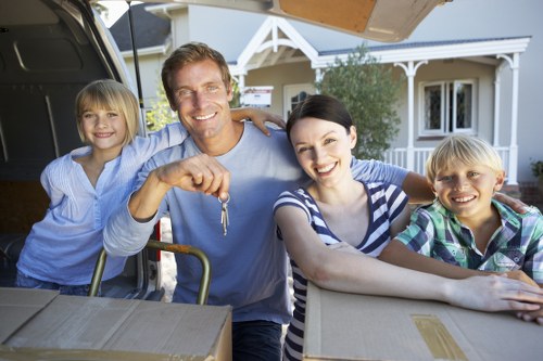 Commercial and residential moving truck service in Belsize Park