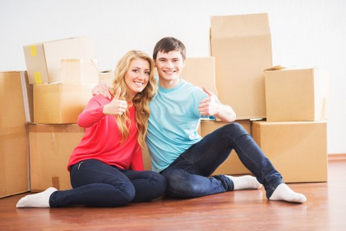 Organised packing materials for a move in Belsize Park and nearby areas